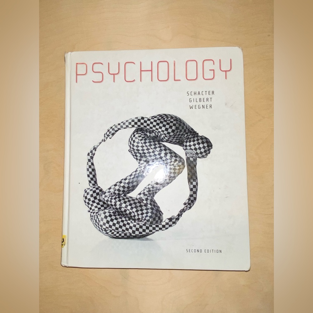 Psychology Textbook Second Edition by Schacter, Gilbert, and Wegner (used)